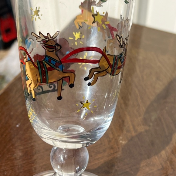 Portmerion Studio “An X-mas Story” Iced Tea Goblets Set of 4 - Picture 3 of 6